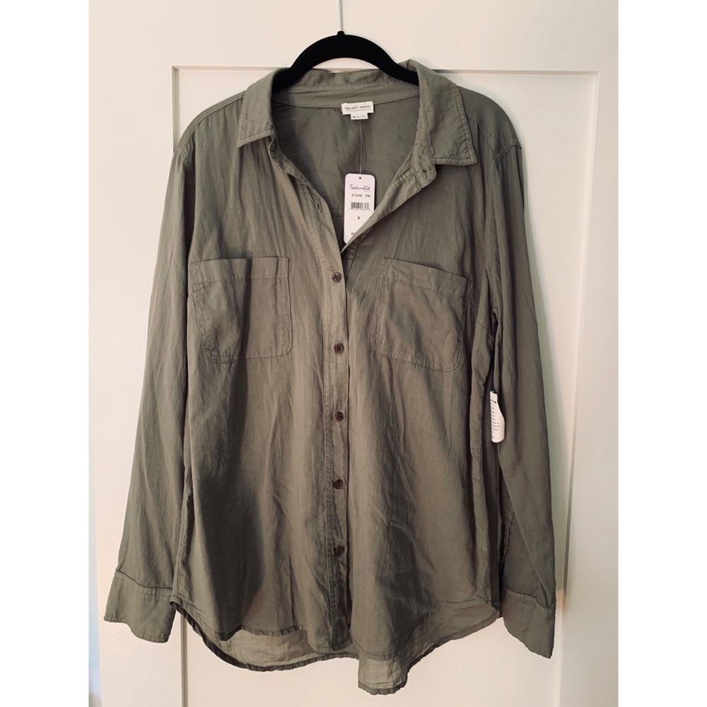 Splendid Button Down Blouse - NWT - Size M